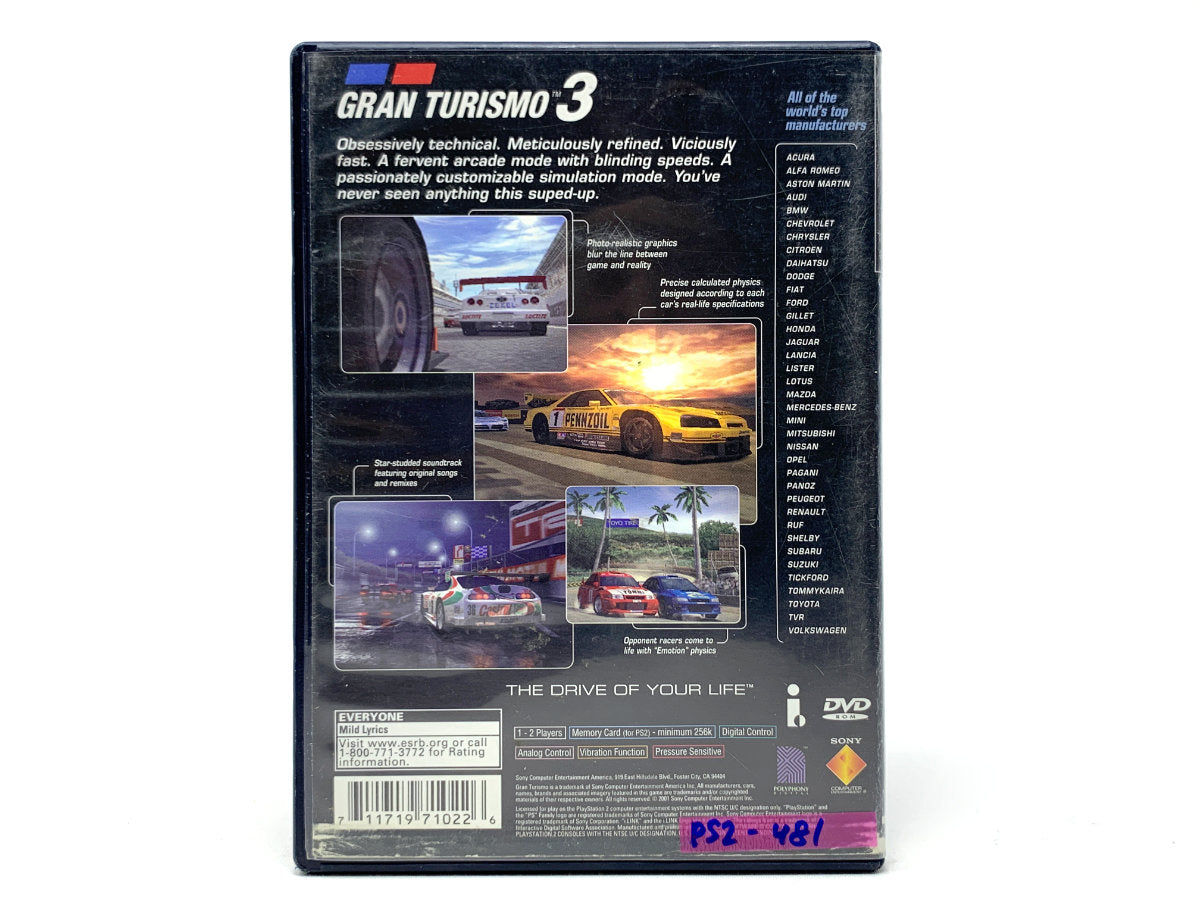 Gran Turismo 3: A-spec • Playstation 2