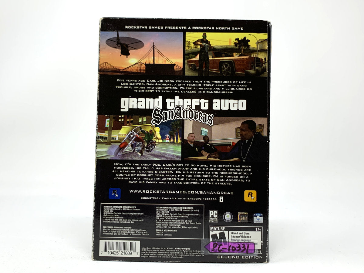 Grand Theft Auto San Andreas - 2nd Edition • PC