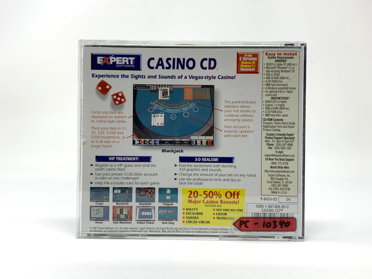 Casino CD • PC (Windows & Mac)