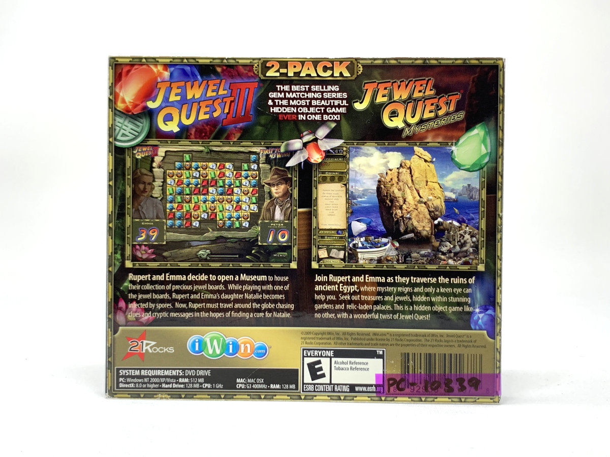 Jewel Quest III + Jewel Quest Mysteries - 2-Pack • PC