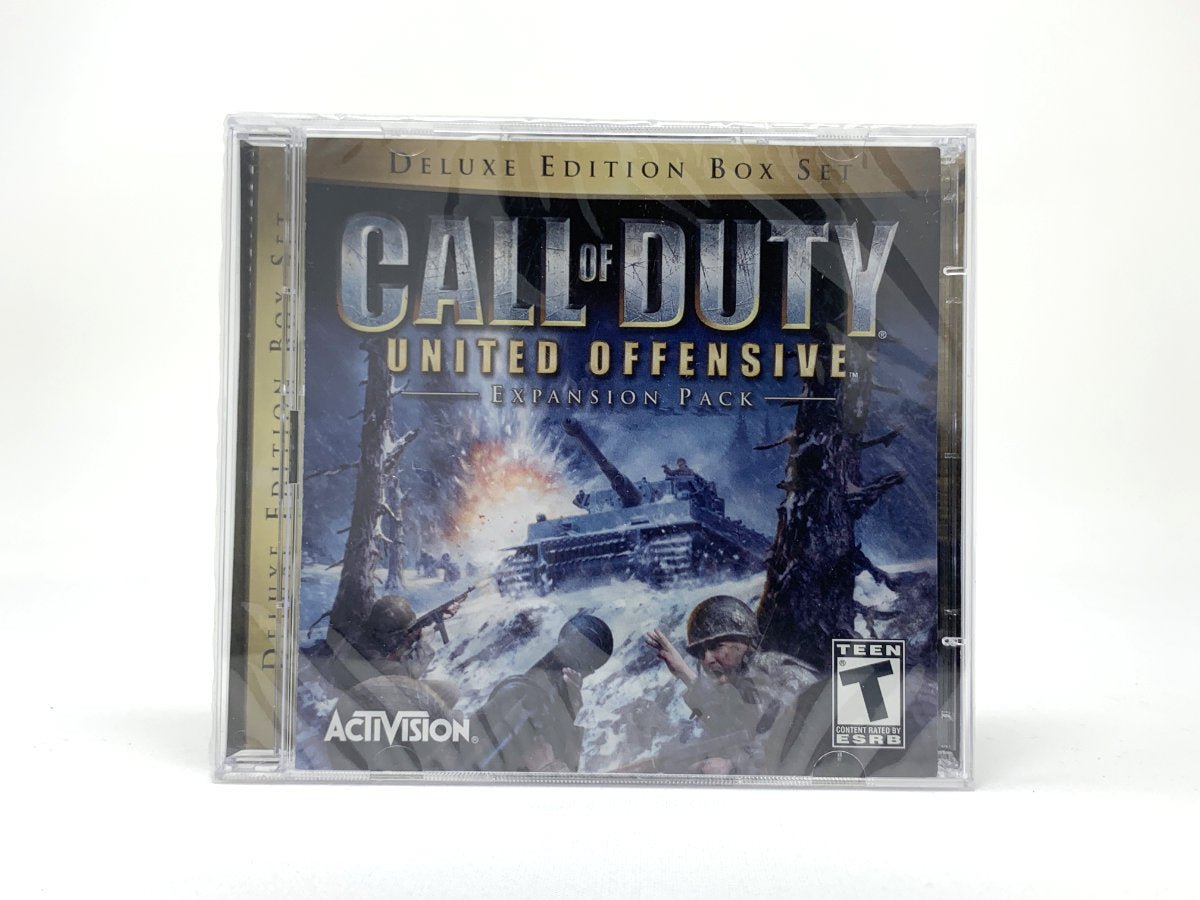 🆕 Call of Duty United Offensive Expansion Pack + Call of Duty Finest Hour - Deluxe Edition Box Set • PC
