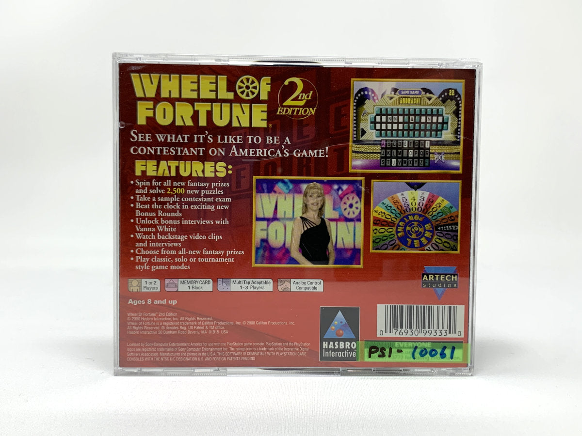 Wheel of Fortune 2nd Edition • Playstation 1