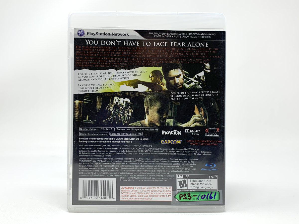 Resident Evil 5 Playstation Game Shop – Mikes 3 •