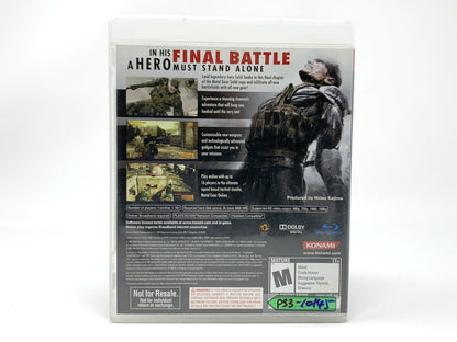 Metal Gear Solid 4: Guns of the Patriots • Playstation 3