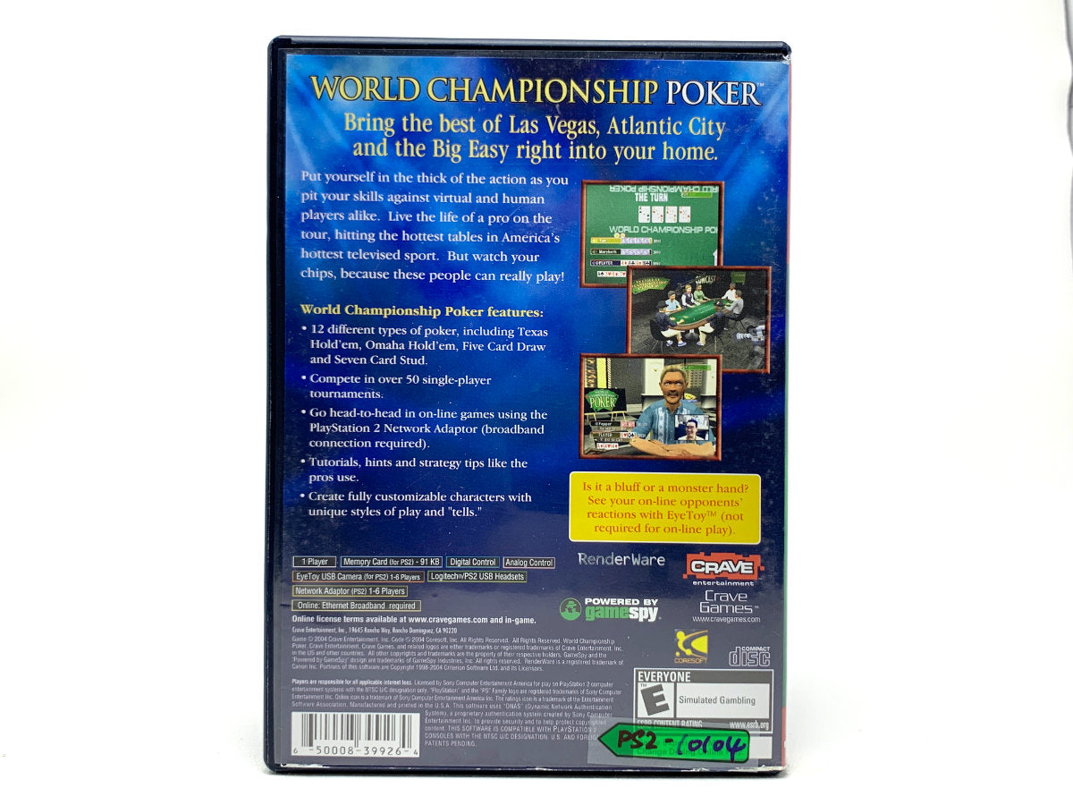 World Championship Poker • Playstation 2
