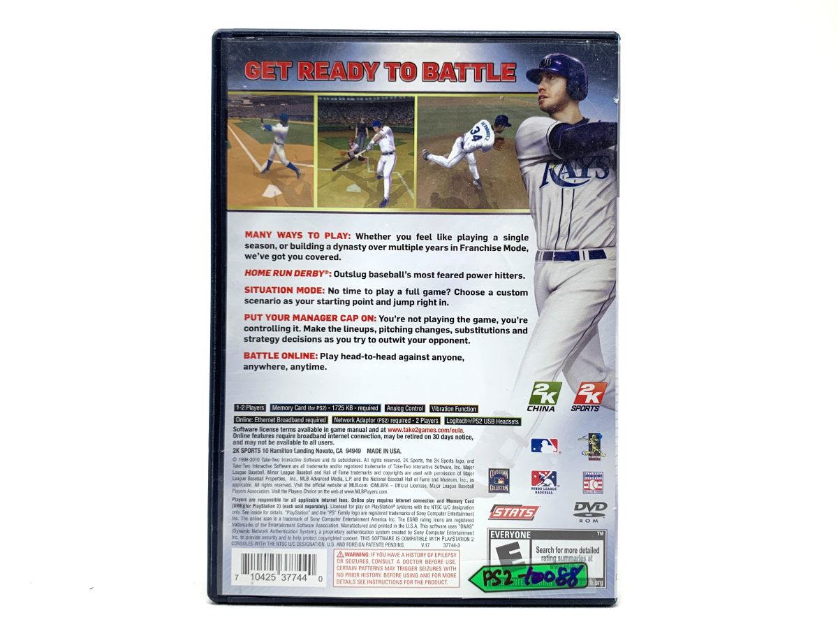 Major League Baseball 2K10 • Playstation 2