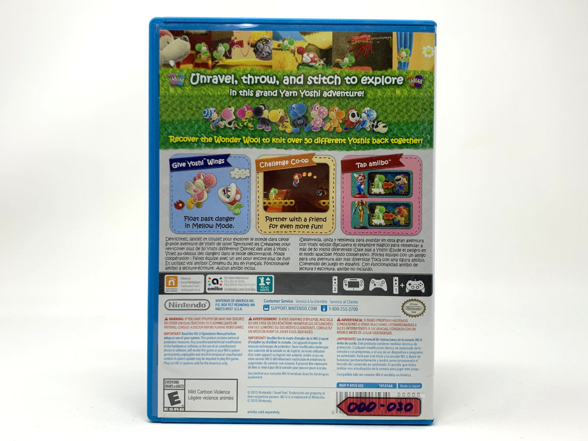 Yoshi's Woolly World • Nintendo Wii U