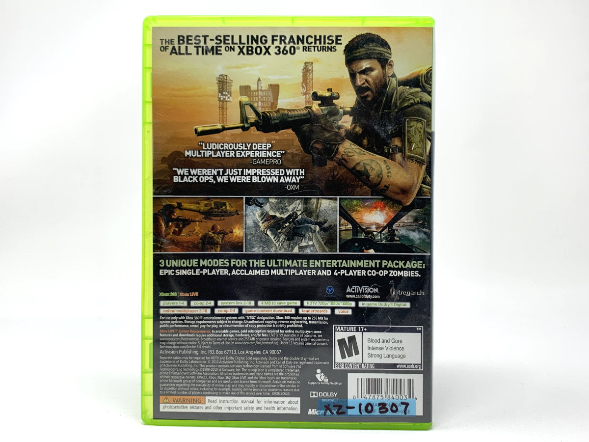 Call of Duty: Black Ops • Xbox 360