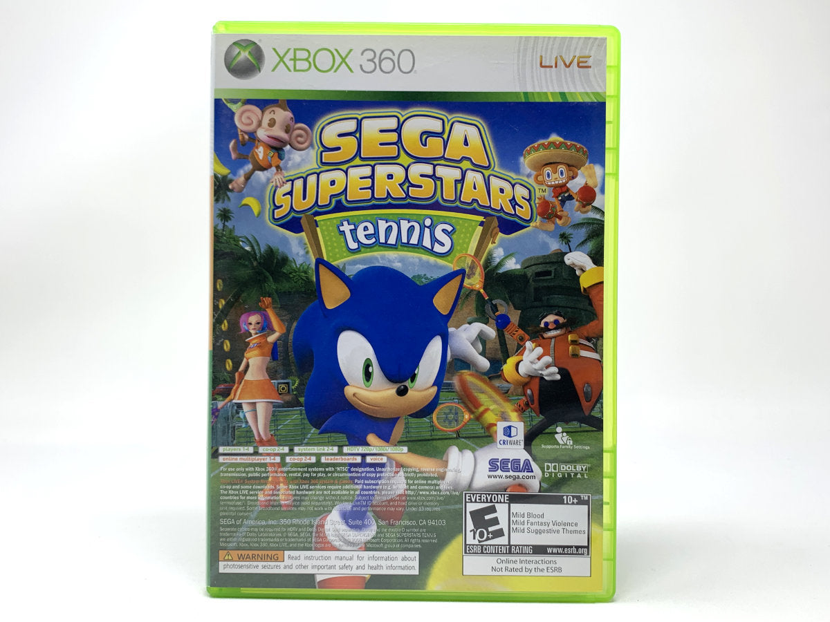 Sega Superstars Tennis / Xbox Live Arcade Compilation • Xbox 360