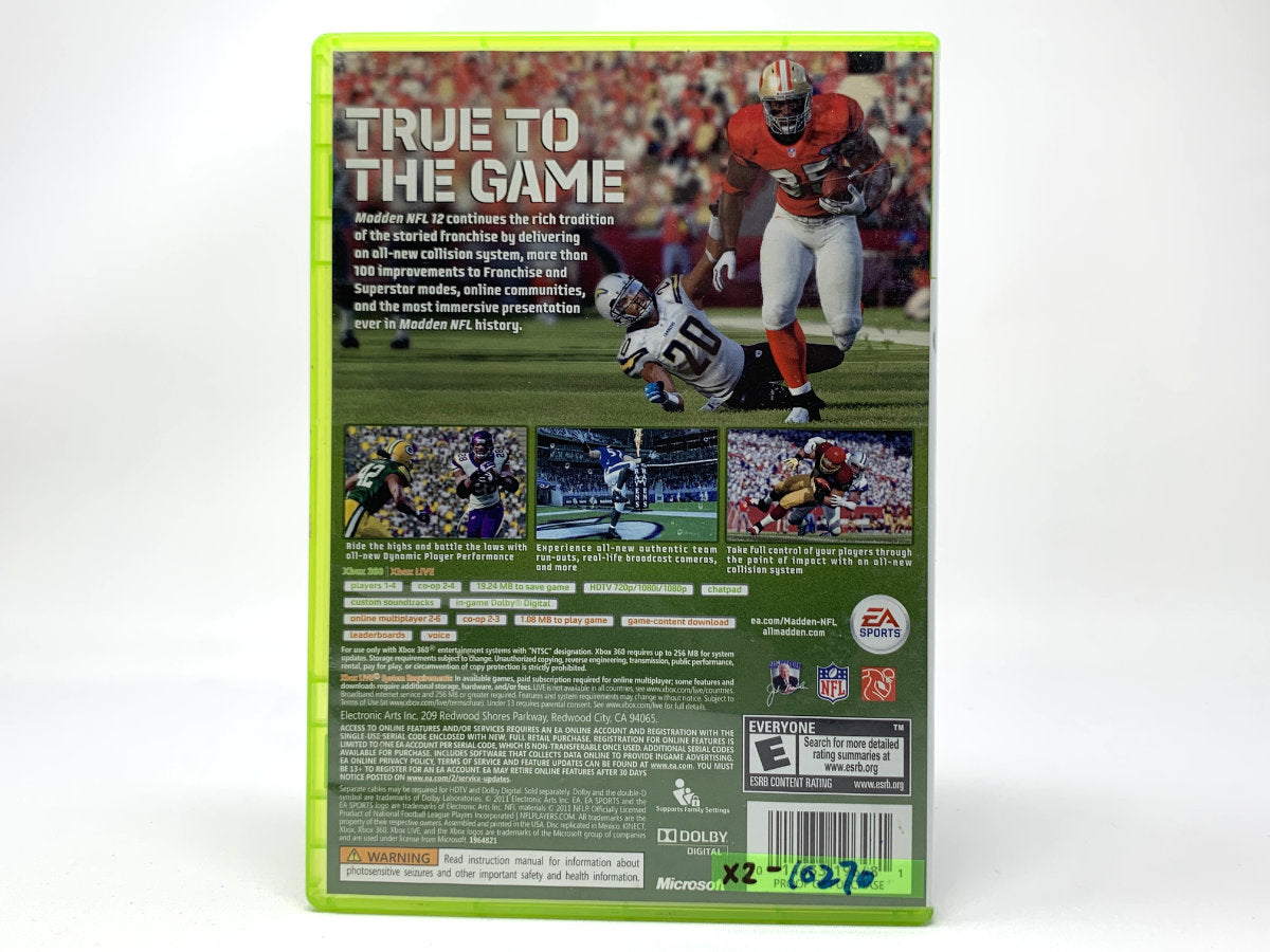 Madden NFL 12 • Xbox 360