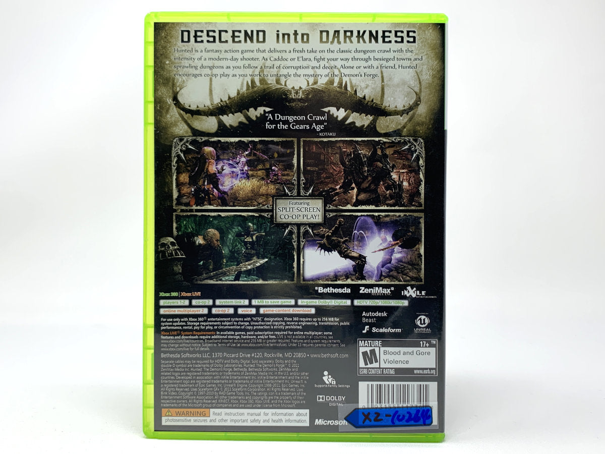 Hunted: The Demon's Forge – Special Edition • Xbox 360