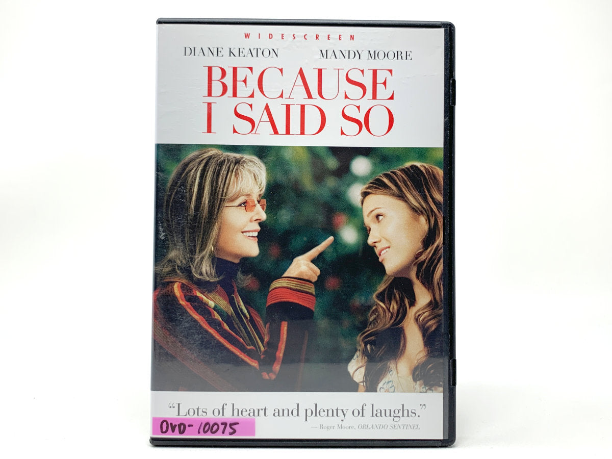 Because I Said So – Widescreen • DVD