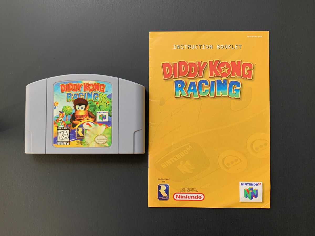 Diddy Kong Racing w/ Original Manual • N64