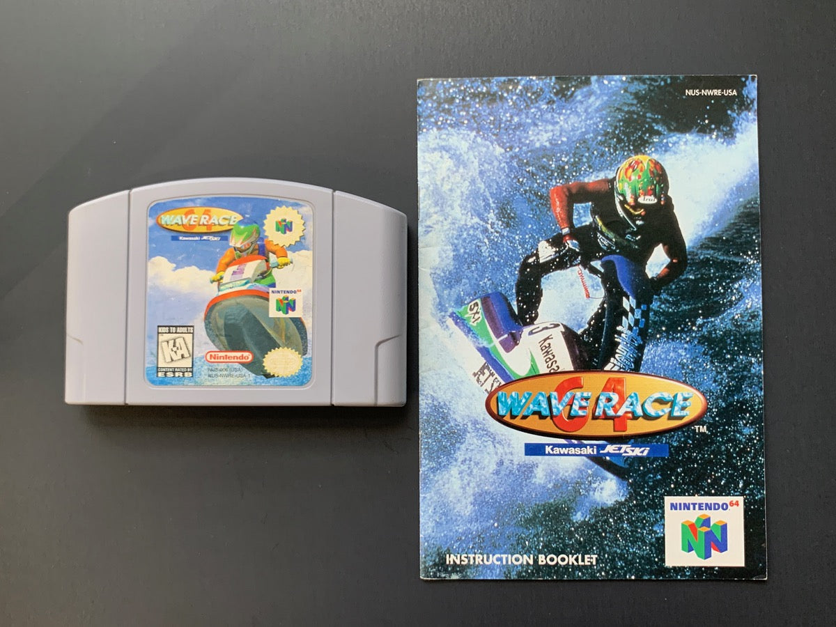 Wave Race 64 w/ Collector’s Manual • N64
