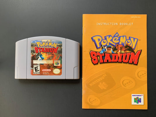 Pokémon Stadium w/ Original Manual • N64