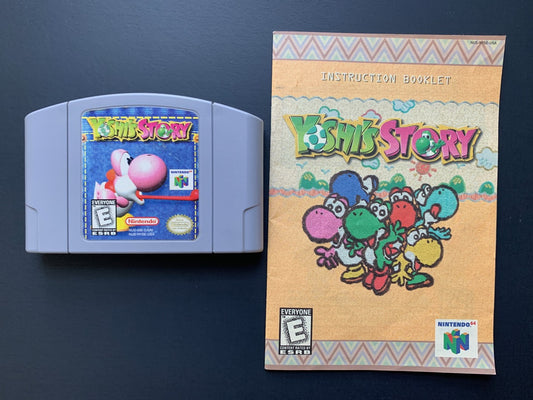 Yoshi's Story w/ Collector’s Manual • N64