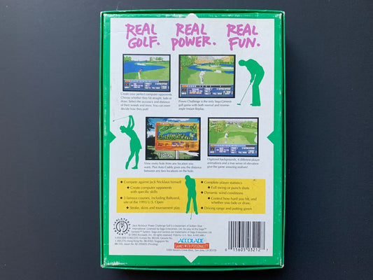 Accolade Jack Nicklaus' Power Challenge Golf • Sega Genesis