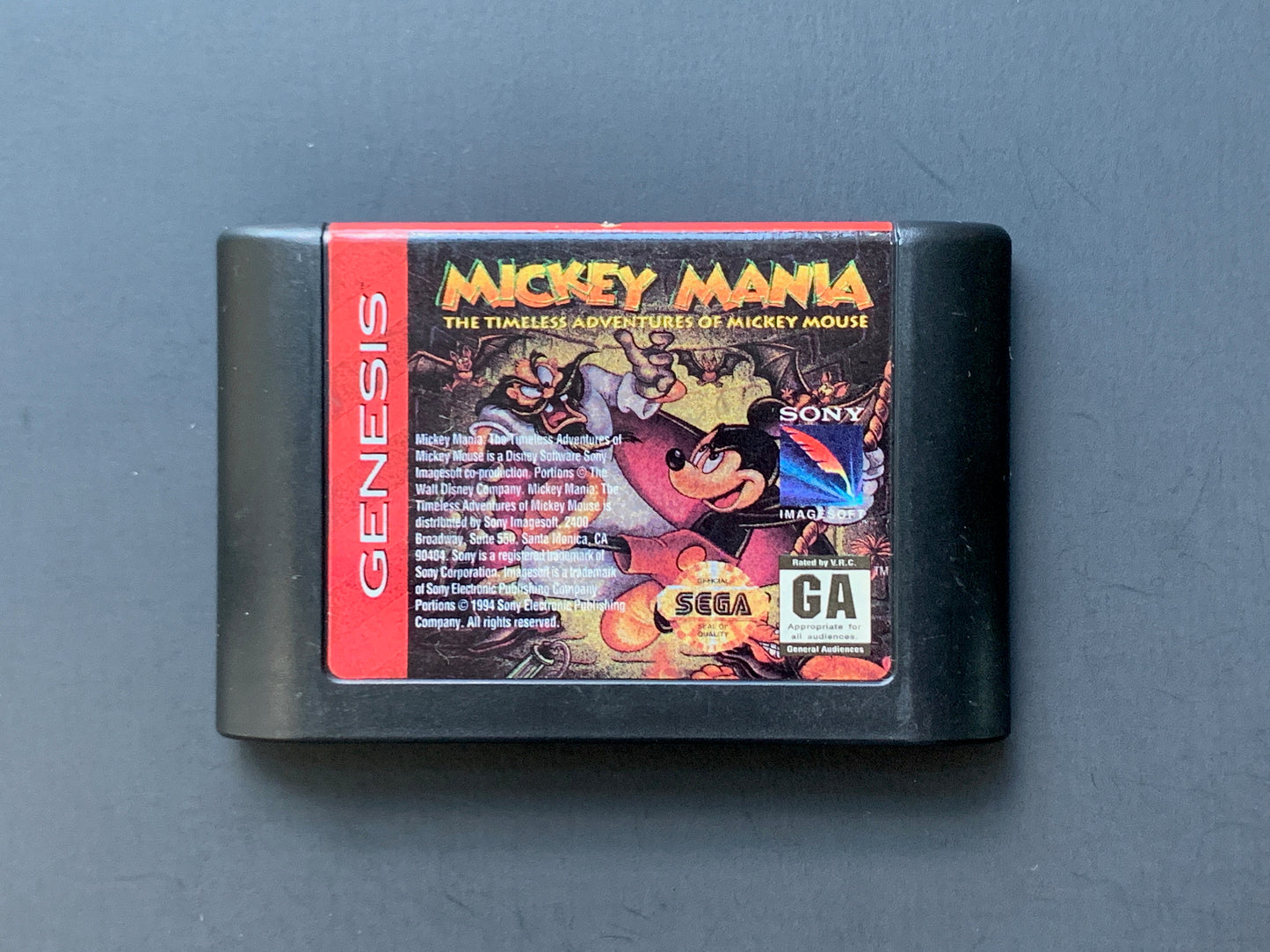 Mickey Mania The Timeless Adventures of Mickey Mouse • Sega Genesis