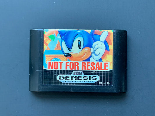 Sonic the Hedgehog Not for Resale • Sega Genesis