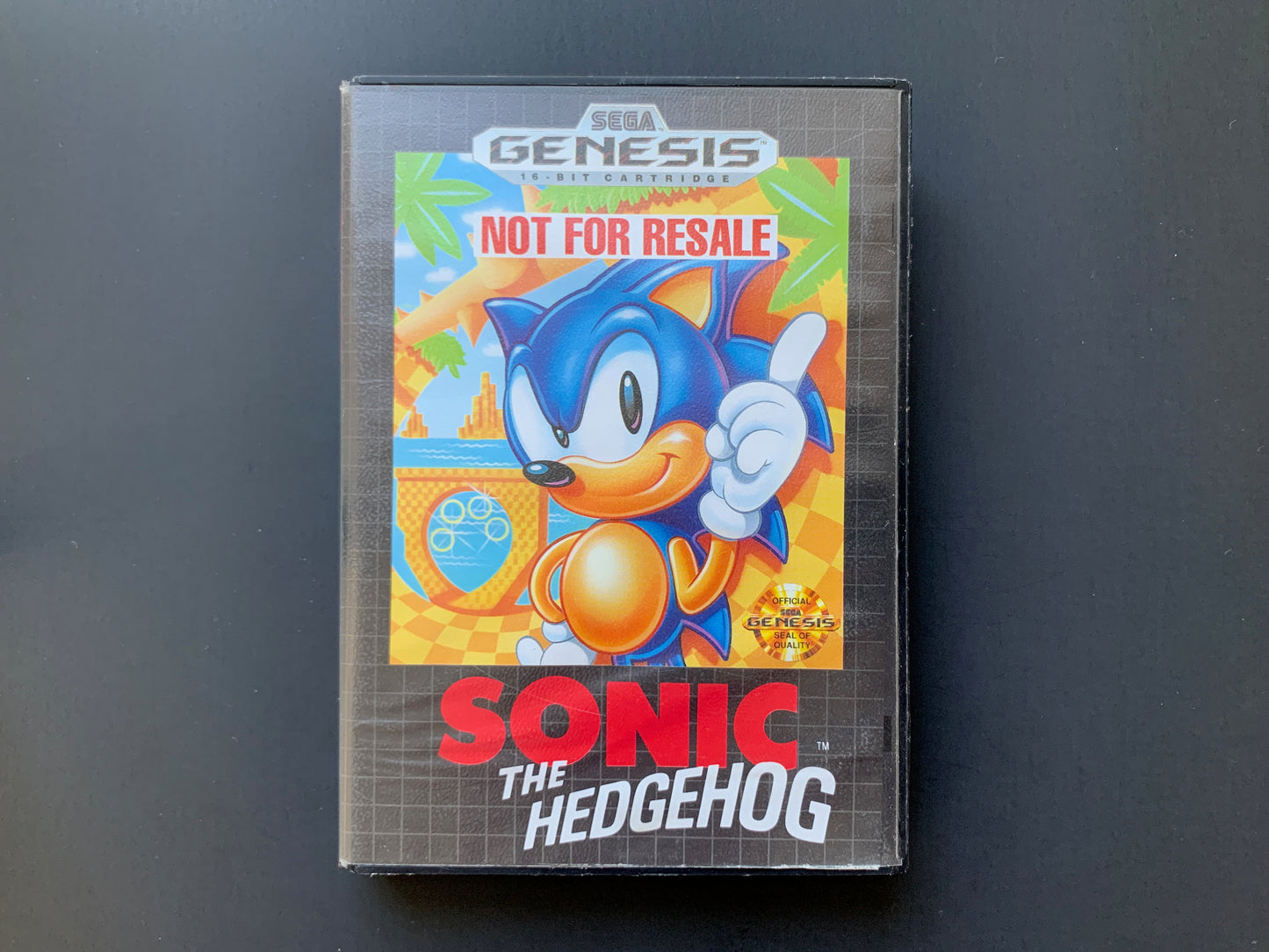 Sonic the Hedgehog – (Not for Resale) *w/ Original Box* • Sega Genesis