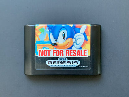 Sonic the Hedgehog – (Not for Resale) *w/ Original Box* • Sega Genesis