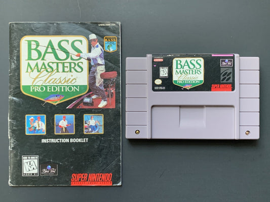 Bass Masters Classic Pro Edition Collector’s Set • SNES