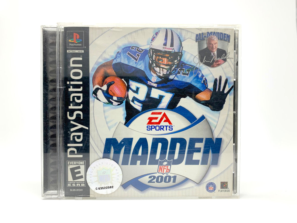 Madden NFL 2001 • Playstation 1 (See Notes)