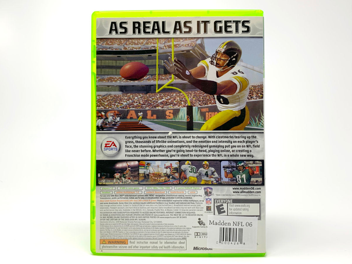 Madden NFL 06 • Xbox 360