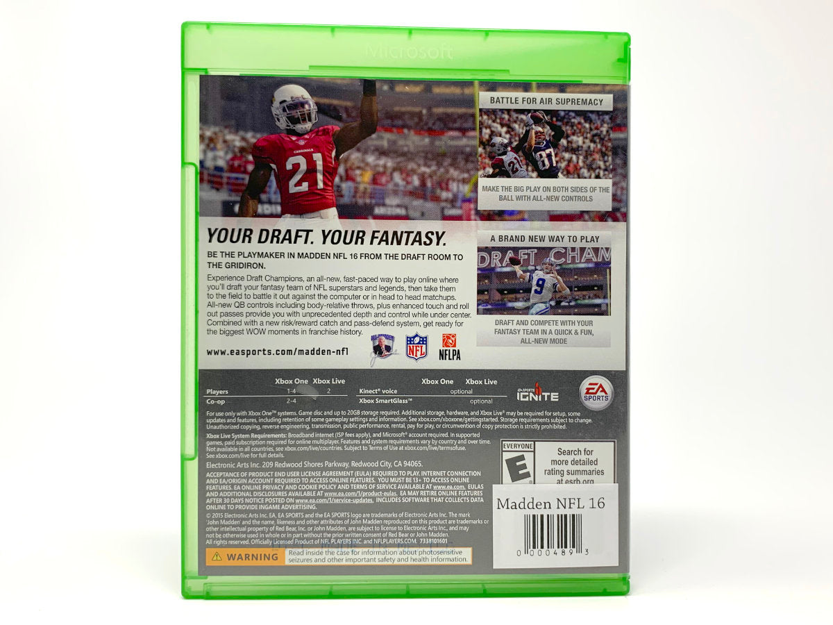 Madden NFL 16 • Xbox One