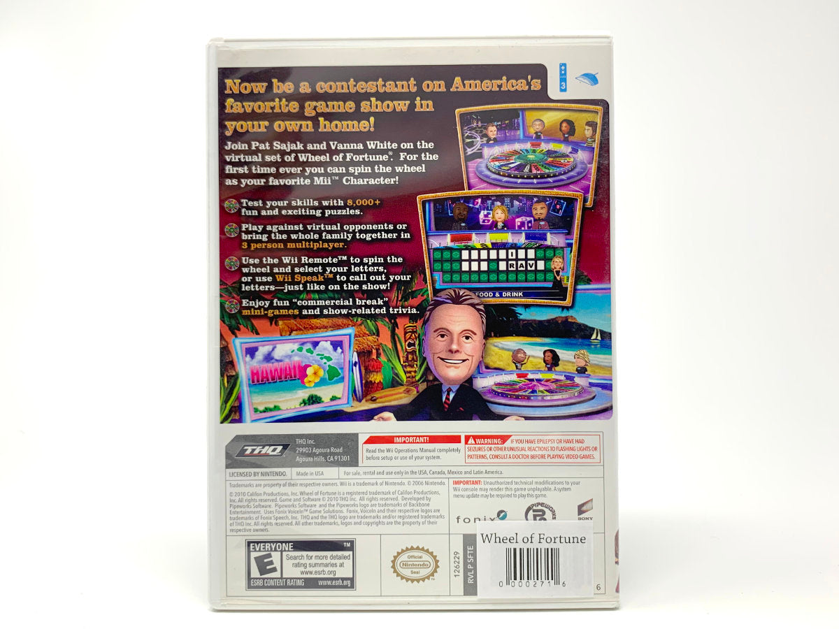 Wheel of Fortune • Nintendo Wii