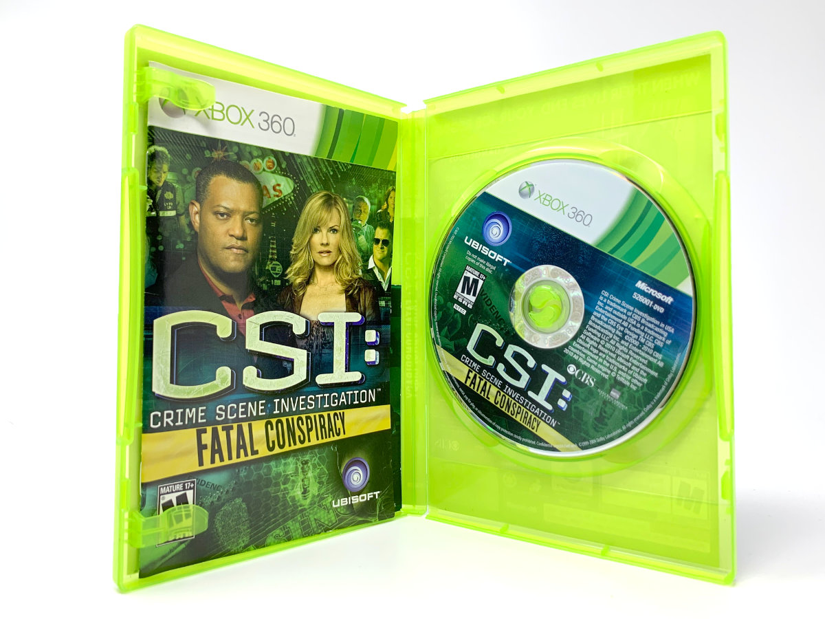 CSI: Fatal Conspiracy (Crime Scene Investigation) • Xbox 360
