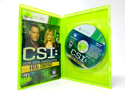 CSI: Crime Scene Investigation: Fatal Conspiracy • Xbox 360