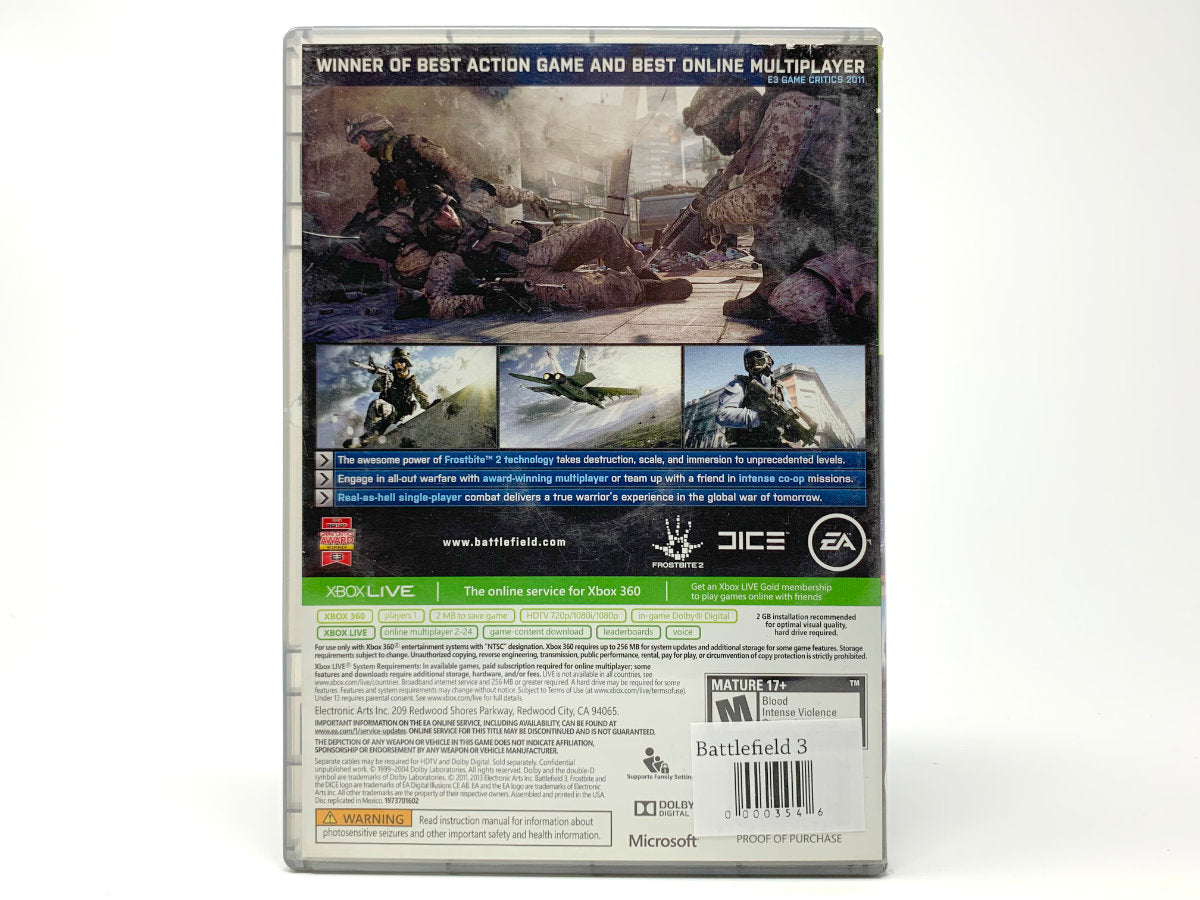 Battlefield 3 • Xbox 360