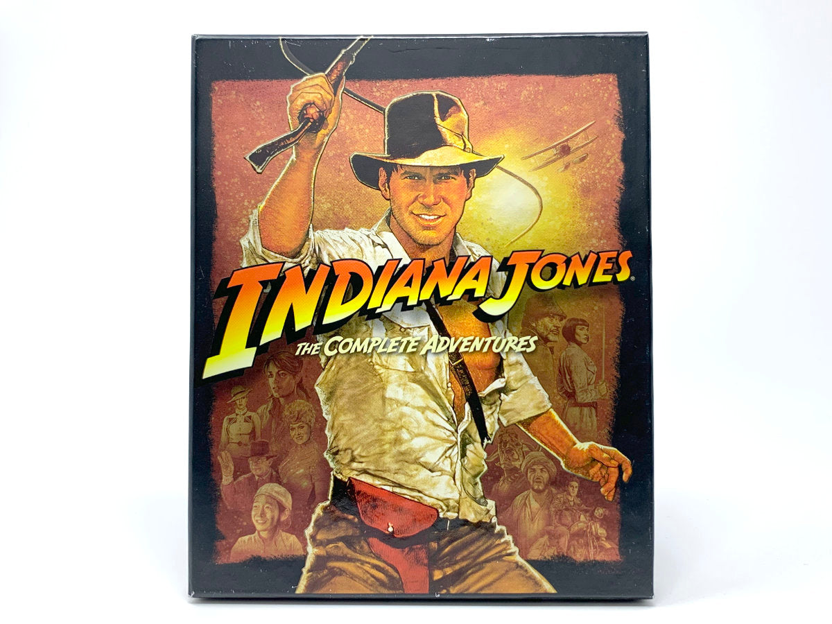 Indiana Jones: The Complete Adventures Box Set: Kingdom of the Crystal Skull + Last Crusade + Raiders of the Lost Ark + Temple of Doom • Blu-ray