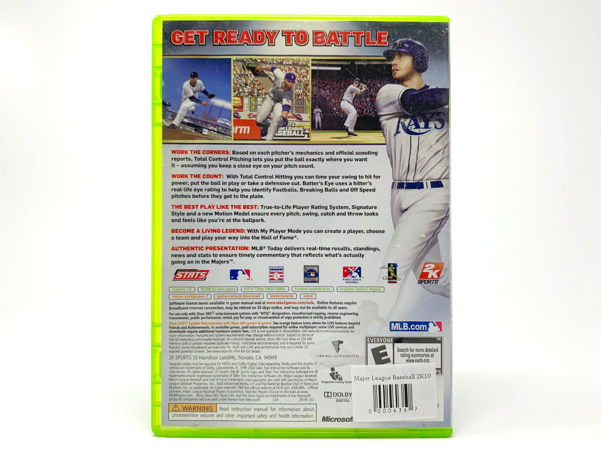 Major League Baseball 2K10 • Xbox 360