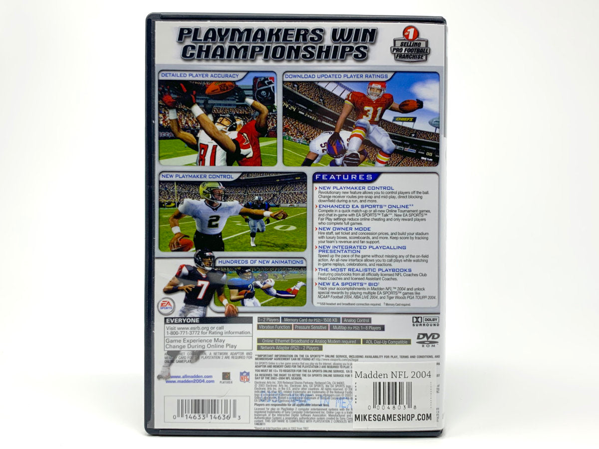 Madden NFL 2004 • Playstation 2