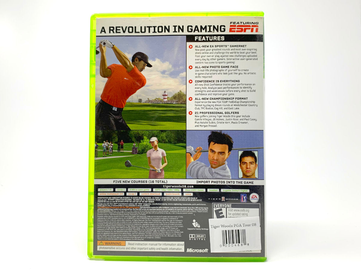 Tiger Woods PGA Tour 08 • Xbox 360