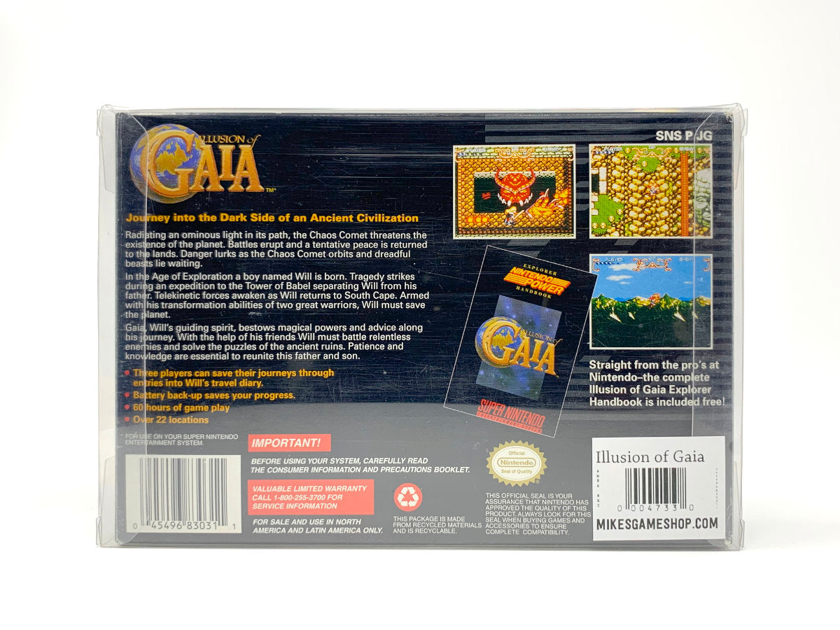 Illusion of Gaia [CIB: Authentic] • Super Nintendo