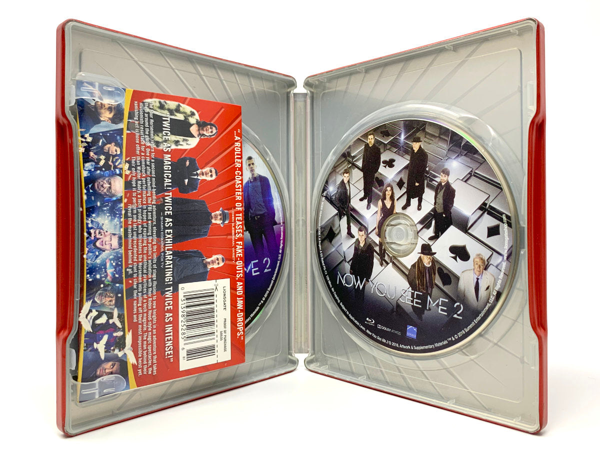 Now You See Me 2 – Limited Edition Steelbook • Blu-ray & DVD