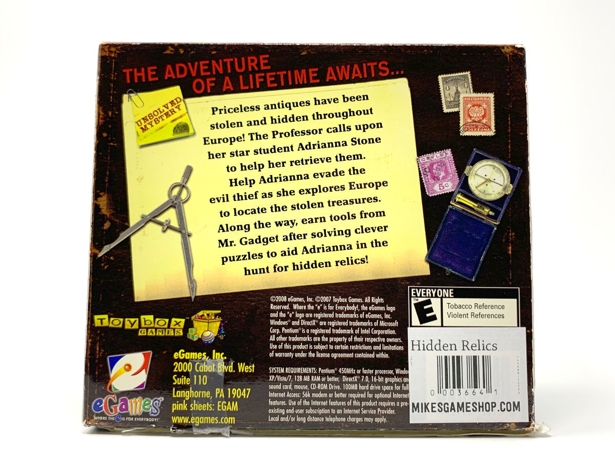 Hidden Relics • PC (Windows)