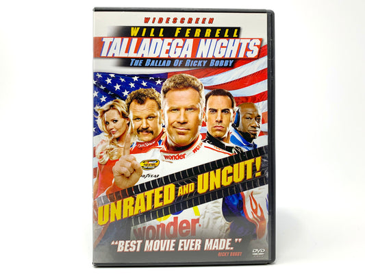 Talladega Nights: The Ballad of Ricky Bobby – Unrated & Uncut • DVD