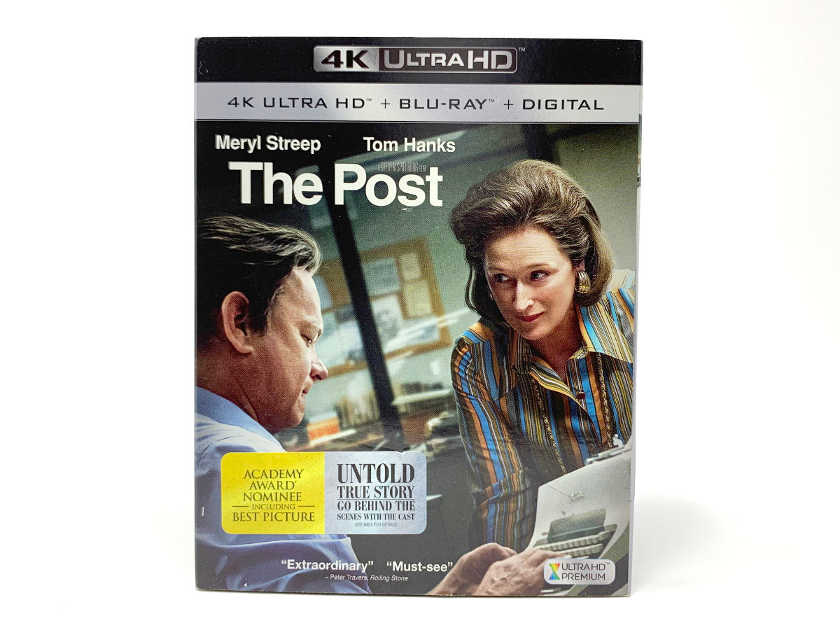 The Post - 4K Ultra HD + Blu-ray • 4K