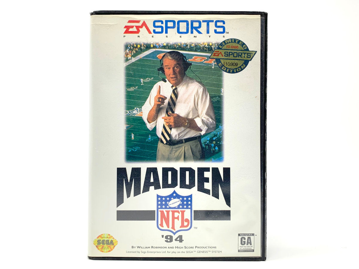 Madden NFL 94 -  Full Set for Collectors • Sega Genesis