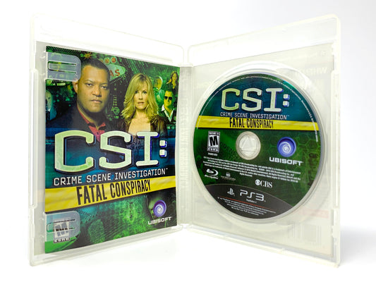 CSI: Crime Scene Investigation: Fatal Conspiracy • Playstation 3