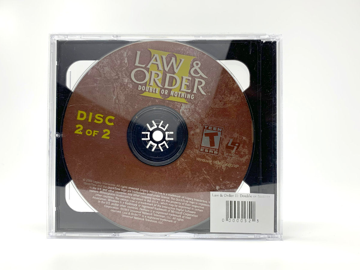 Law & Order II: Double or Nothing • PC (Windows)