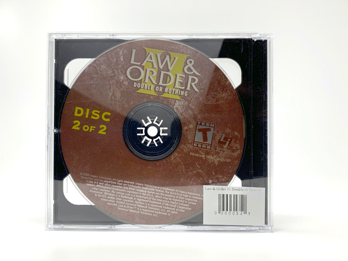 Law & Order II: Double or Nothing • PC