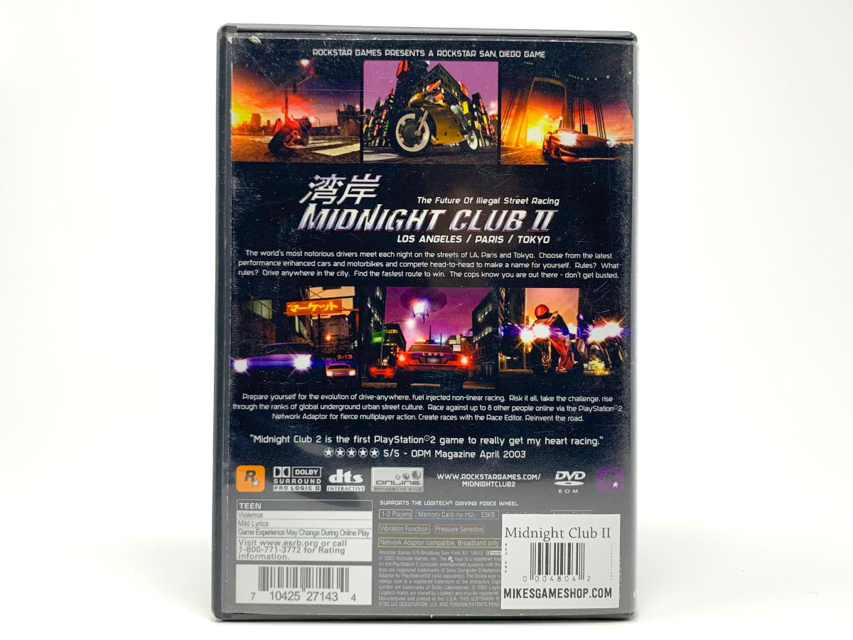 Midnight Club II • Playstation 2