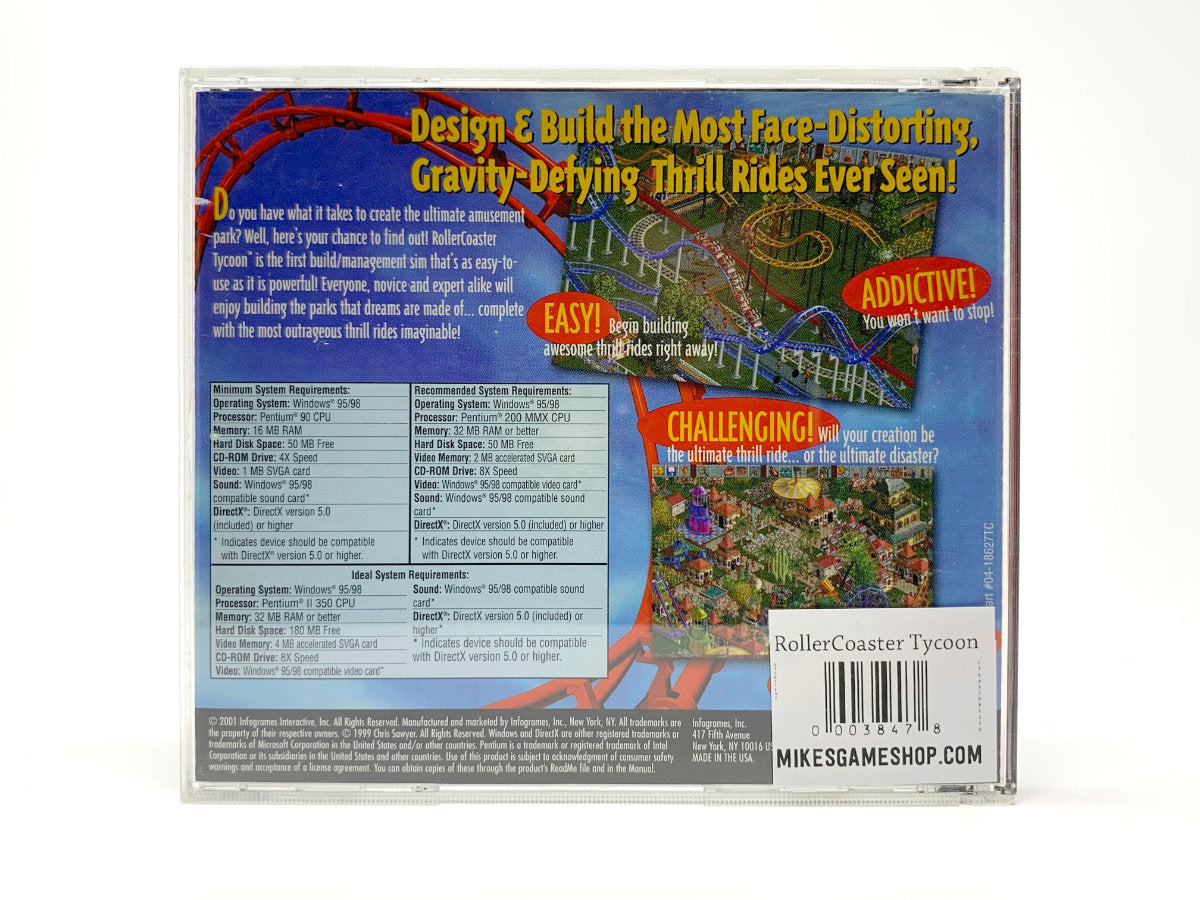 RollerCoaster Tycoon • PC (Windows)