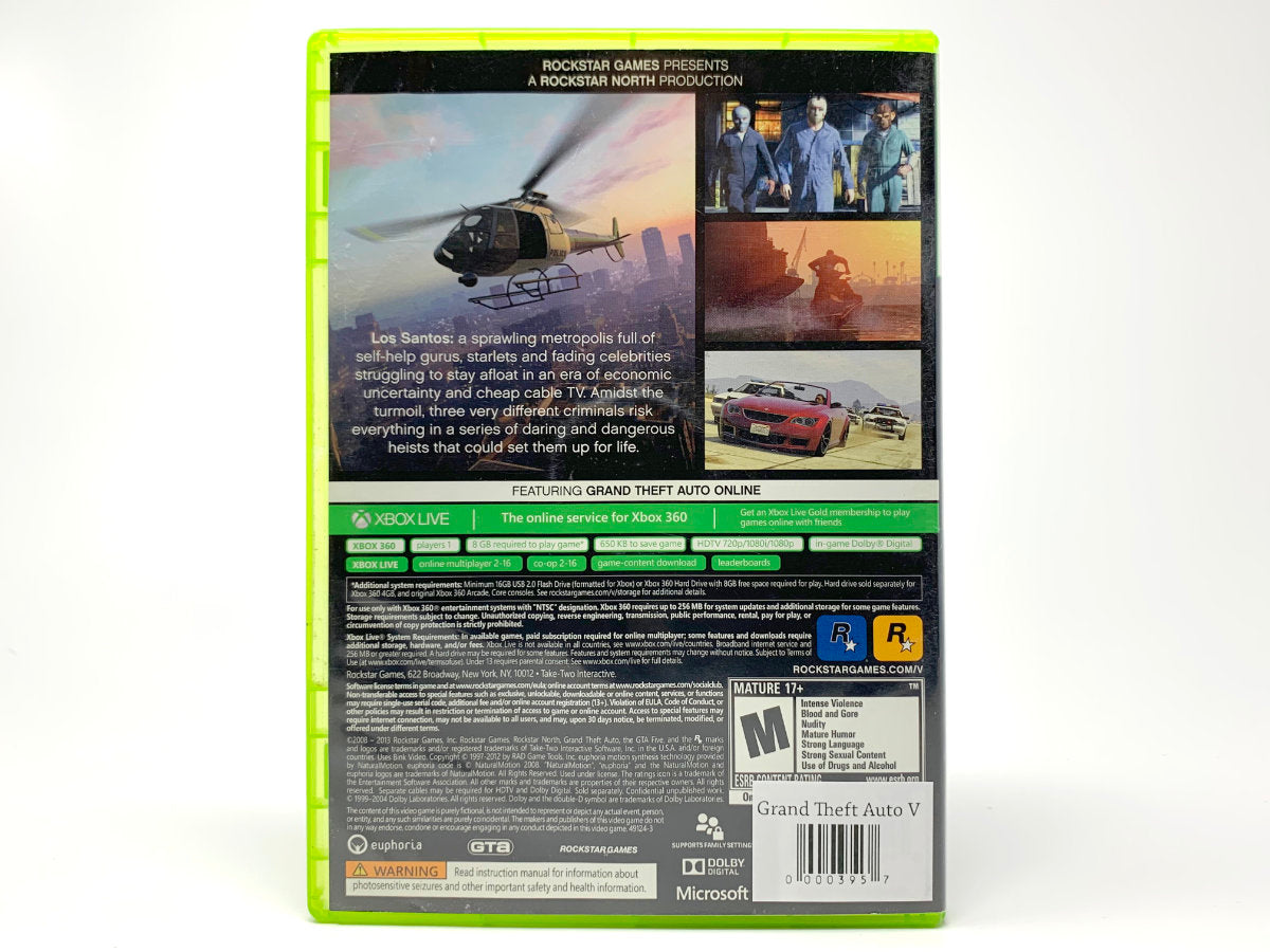 Grand Theft Auto V • Xbox 360