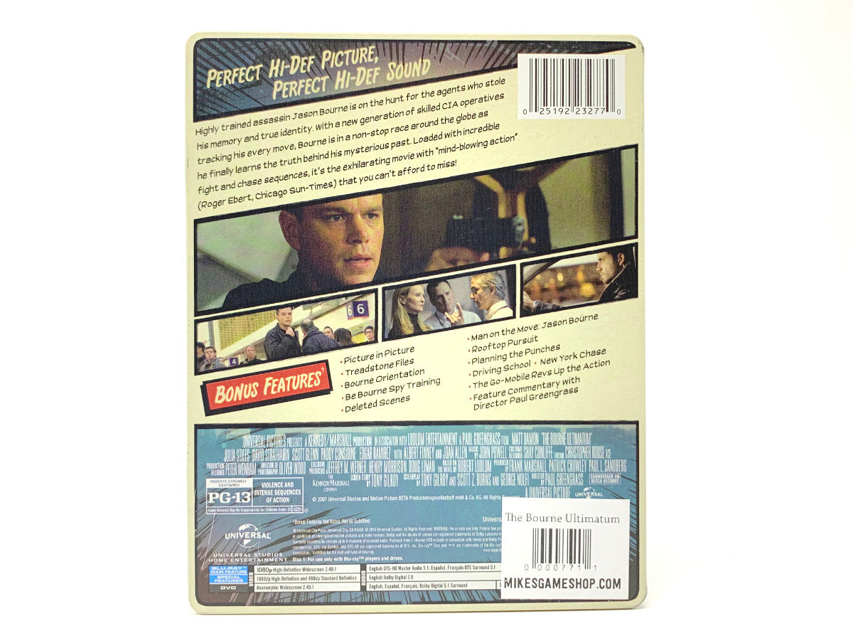 The Bourne Ultimatum – Limited Edition Steelbook • Blu-ray & DVD